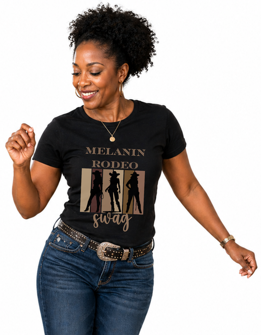 Melanin Rodeo Swag Tee